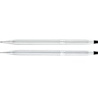 Cross Classic Century Lustrous Chrome Ladies' .5mm Pen & Pencil Set - 354105
