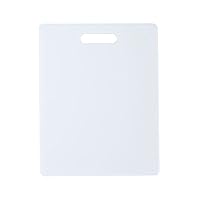Farberware Plastic Cutting Board, 8x10 Inch, White