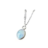 Handmade Sterling Silver 925 Natural Ethiopion Tiny Opal Pendant Gift Jewelry