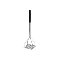 Winco 5.25-Inch by 24-Inch Square Potato Masher, Poly Propylene Handle