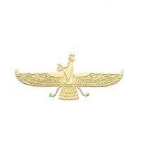 FARAVAHAR NECKLACE IN 14K YELLOW GOLD - Pendant/Necklace Option: Pendant With 18