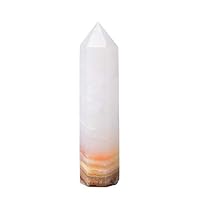 Afghan White Jade Crystal Obelisk Tower Healing Crystal Points by MarkaJewelry (50-60 MM)
