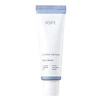 IOPE Derma Repair Cica Face Cream for Dry, Normal, Sensitive Skin - Anti Aging Face Moisturizer for Women, Madecassoside Day & Night Cica Cream 1.69 FL OZ (50 ml)