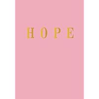 Hope: A Blank Decorative Book with Country Cities Names In Blush Pink and Gold Lettering for coffee tables, living room, bookshelves, interior design ... gift for adults, women, men, seniors