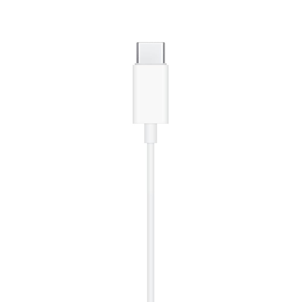 Apple EarPods Headphones with USB-C Connector. Microphone with Built-in Remote to Control Music, Phone Calls, and Volume. Wired Earbuds for iPhone