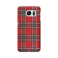 R2374 Tartan Red Pattern Case Cover for Samsung Galaxy S7