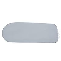 Non Slip Solid Ironing Board CoverReusable Thick Padded Scorch Resistant Heat Reflective Household Ironing Board Cover Universal Silver Coated (Size : 120x37cm)