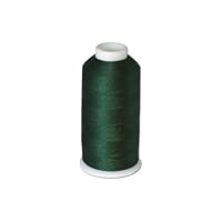 1 Cone of Commercial Polyester Embroidery Thread Kit - Hunter Green DK P724-5500 Yards - 40wt