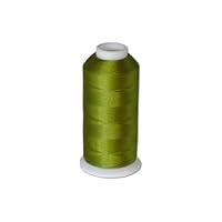 1 cone of Commercial Polyester Embroidery Thread Kit - Olive Green P737-5500 yards - 40wt