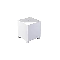 REL Acoustics T/Zero MKIII Subwoofer, 6.5 Inch Down-Firing Driver, High Gloss White.