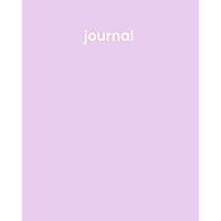 Minimalist Journal - Lilac: great for university and collage, everyday living and life organisation