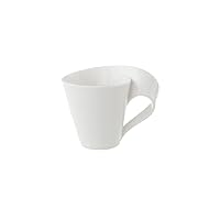 Villeroy & Boch New Wave Café Tea Cup, 1 Count (Pack of 1), White