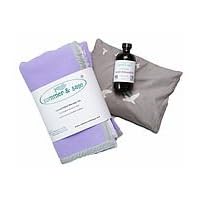 Classic Infant Massage Multi-use Kit, Large, Lavender, Grey Birds