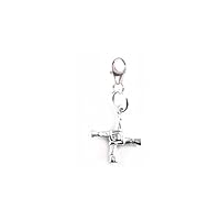 Celtic Desire Jewellery Irish Celtic Silver St Brigid's Cross Charm.