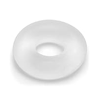 Lovehoney Donut Cock Ring - Ultra Thick Stretchy Penis Ring - Snug & Comfortable - Waterproof - Clear