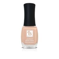 BARIELLE Protect Plus Color Nail Polish - Pillow Talk, A Pale Peach (Pink) Nail Color with Prosina .45 ounces