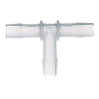 Cole-Parmer Barbed Fittings, T Connector, Natural PP, 1/4