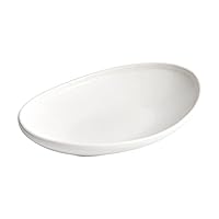 鱼盘家用感蒸鱼盘子 plate 2024新款轻奢白色菜盘 Serving plate 饭盘备菜陶瓷深汤盘 Soup plate