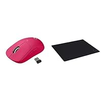 Logitech G PRO X Superlight Wireless Gaming Mouse, Compatible with PC/Mac - Magenta Logitech G740 Large Thick Gaming Mouse Pad, Optimized for Gaming Sensors, Mac and PC Gaming Accessories