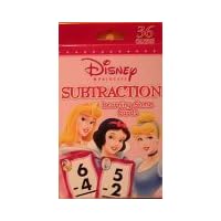 Disney Princess Subtraction Learning Game Card(Box and card art work vary)