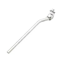Simson Bicycle Parts Solid Small Adjustable Aluminum Kickstand, Clear