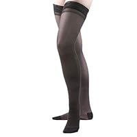 Allegro 20-30mmHg Essential 8 Sheer Support Compression Hose - Thigh High, Closed Toe Compression Stockings for Women
