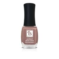 BARIELLE Protect Plus Color Nail Polish - Belly Dance, A Nude Taupe with Shimmer Nail Color with Prosina .45 ounces