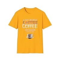 Mens Without Morning Coffee Lover-Caffeine Adicted Graphic Funny Design