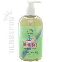 Baby Oh Baby Unscented Herbal Baby Body Wash