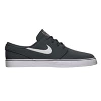 Nike SB Stefan Janoski Zoom Air Canvas Skate Shoes Casual Sneakers 615957-027 Low Cut Dark Grey White