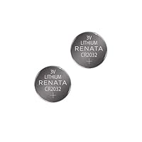 Renata Batteries Twin Pack CR2032 Coin Cell Battery, 2 PCS