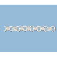 Sterling Silver Rolo Chain 6mm - 10 Feet