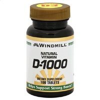 Vitamin D TABS 1000IU WMILL Size: 100