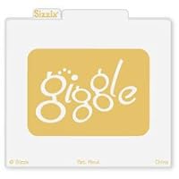 Sizzix Simple Impressions Embossing Folder - Phrase, Giggle