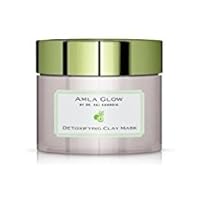 AMLA GLOW – Detoxifying Clay Mask – Exfoliating Mineral Rich Clay Facial – 30 Day Supply/1.3 Ounces