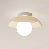 Ceiling Lights Modern White Ceiling Lights French Floral Ceiling Lamp White Metal Base G9 Light Source for Corridors Balcony Wardrobe Small Closet Bathrooms Stairwell