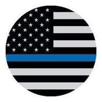 Thin Blue Line Police Party Decorations, Police Support Printed 18 Inch Mylar Balloon, Box of 12