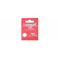 301/386 Silver Oxide Button Battery - Long Lasting Battery - 1 Count