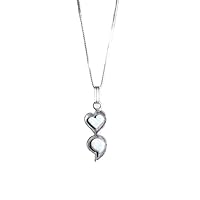 Semicolon Heart Necklace
