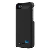 iPhone 5/5s Charger Case 2000mAh Black, Black