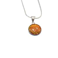 Handmade 925 Sterling Silver Gemstone triplet Opal pendant Necklace Jewelry