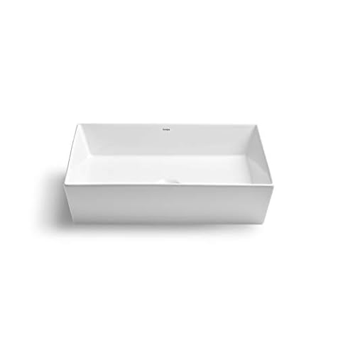 Cheviot Products Inc. Flex Vessel Sink, 20 1/4" x 14 1/4" x 5", White