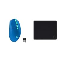 Logitech G305 Lightspeed Wireless Gaming Mouse + G440 Hard Gaming Mouse Pad Bundle - Blue