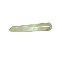 Crystal Quartz Smooth Wand 4 inch Approx. Stick Jet International Healing Spiritual Divine India A++ Crystal Therapy Geometry