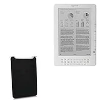 BoxWave Case Compatible with Kindle DX (2009) - SlipSuit, Soft Slim Neoprene Pouch Protective Case Cover - Jet Black