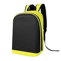 Bookbag Full Color RGB Luminous Smart Pixel Customizable Led Light Display Screen Bookbag Water Repellent Led Backpack (Yellow)