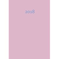Kalender 2018 - A5 - altrosa / rosa: DIN A5, 1 Woche auf 2 Seiten (German Edition)