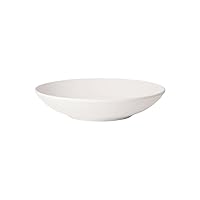Villeroy & Boch Manufacture Rock Blanc Pasta Bowl, 9.5 in, Premium Porcelain, White