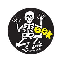 eek/Bone Scent Retro Scratch 'n Sniff Stinky Stickers by Trend; 24 Seals/Pack - Authentic 1980s Designs!