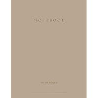 Notebook: Organizational